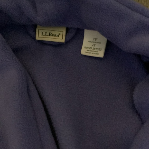 LL Bean Fleece Bathrobe - Size 4T - Picture 2 of 3